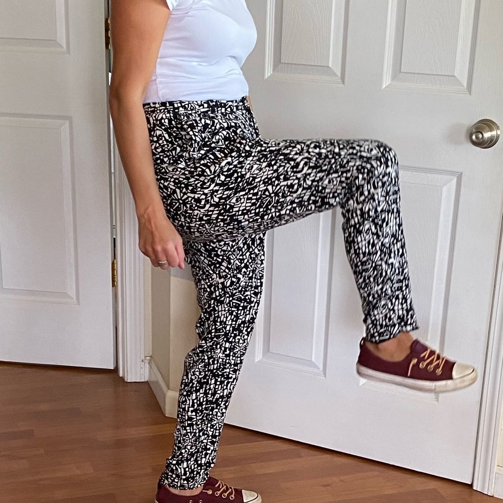 Rachel Roy Graphic black/white Rachel Roy pants